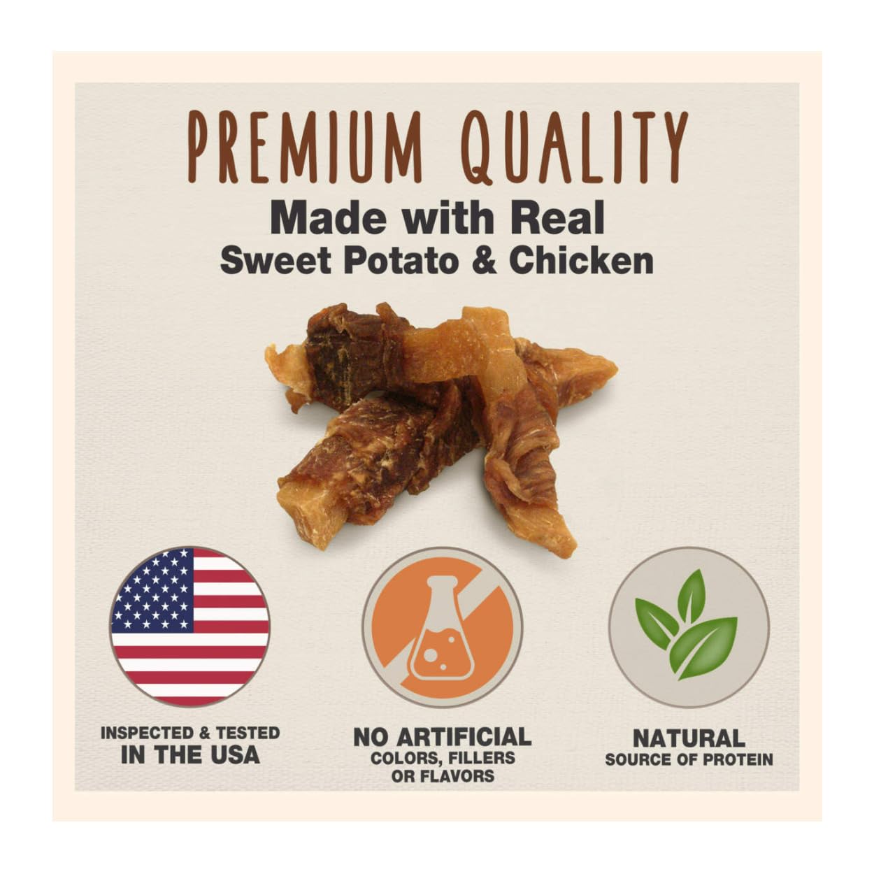Cadet Gourmet 01307 14 oz Sweet Potato & Chicken Wraps Dog Treats - Quantity 2 bags2 - Image 6
