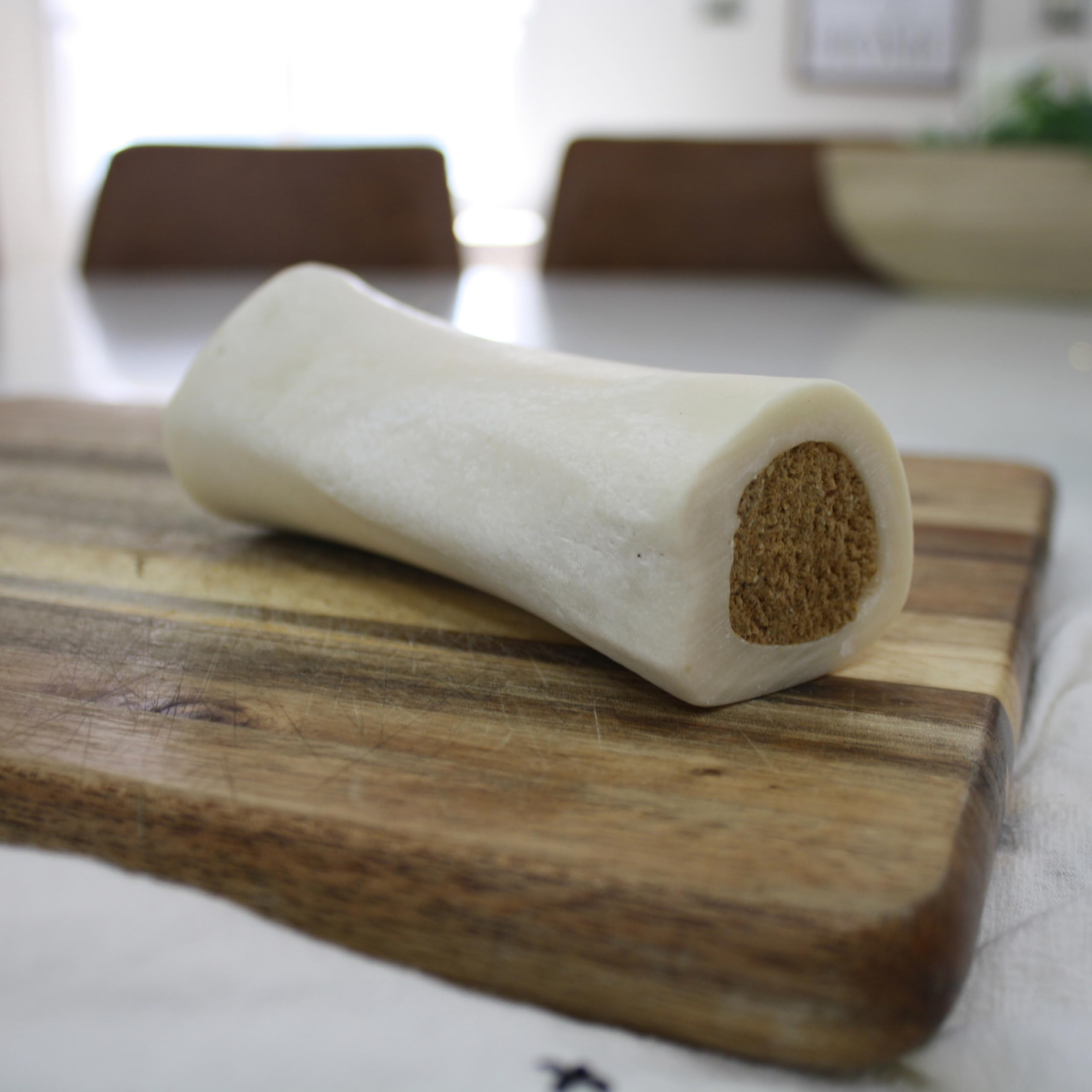 Cadet Stuffed Shin Bone, Long-Lasting Dog Chew Bones for Aggressive Chewers, High Protein Filled Bone Dental Chew for Dogs, Bacon & Cheese Flavor Filling, 3-4" for Small Dogs - Image 4